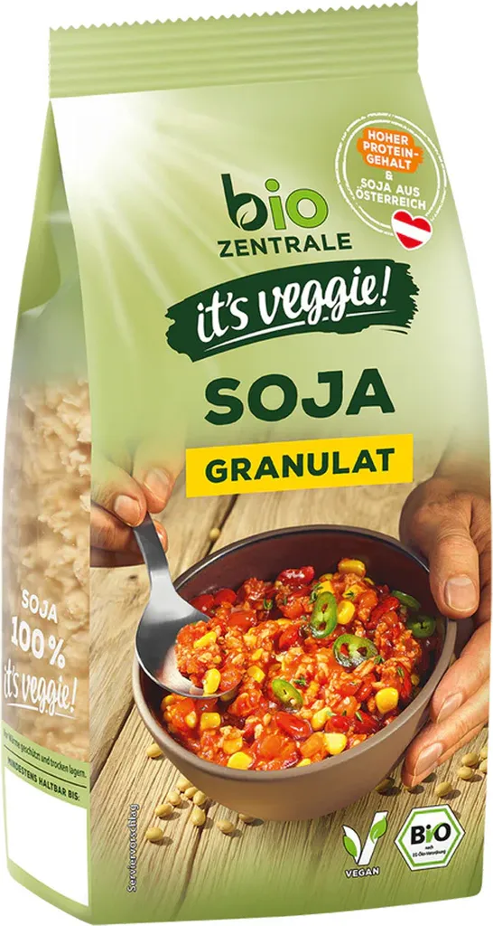 Importhaus Wilms/Impuls Soy granules, high in protein, versatile, delicious and filling, 250g