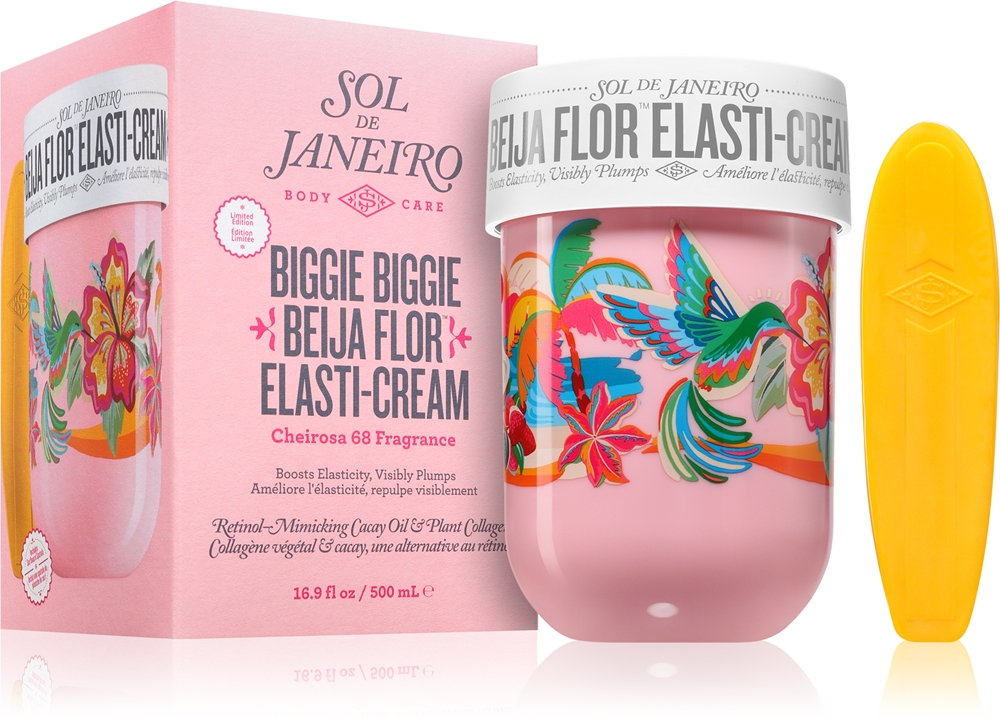 Sol de Janeiro Biggie Biggie Beija Flor hydrating body cream improves skin elasticity