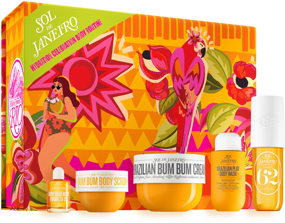 Sol de Janeiro Hydration Celebration Body Routine Gift Set (for nourishing and moisturizing) for women