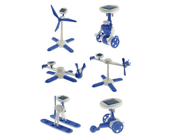 Solar construction kit for 6 models
