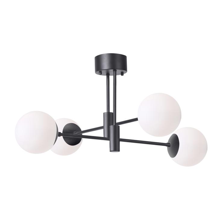 scandi-living Solar pendant lamp black 73cm