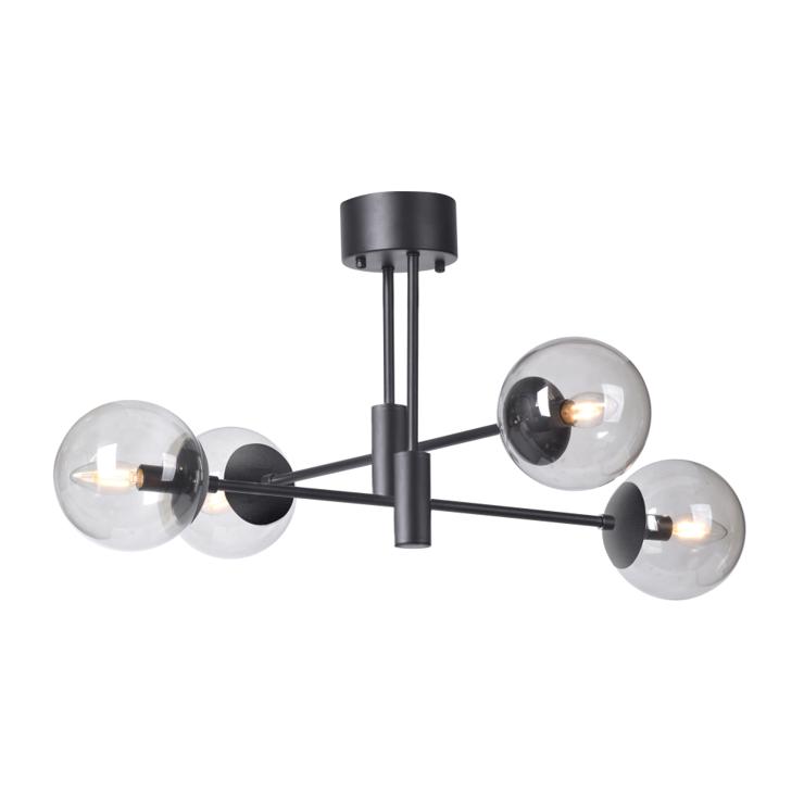 scandi-living Solar pendant lamp black 73cm