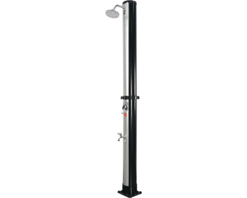 Hornbach Solar shower garden shower Waterman Silver Deluxe capacity 40 l