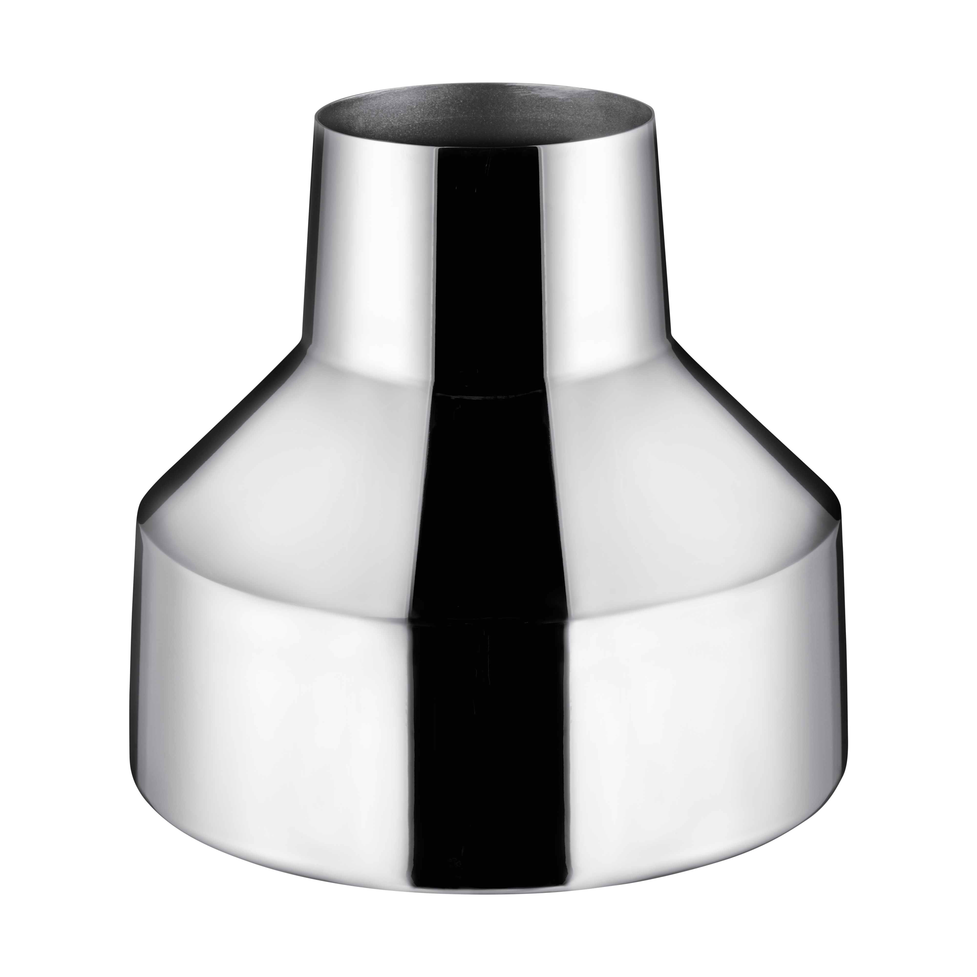 Iittala Solar vase, low, Ø22x20 cm, Silver