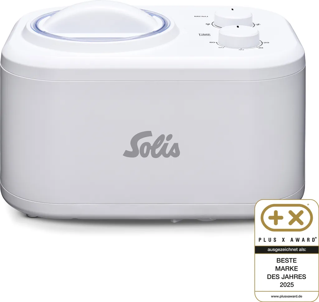Solis Gelatissima ice cream maker, compressor, 1 liter ice cream, recipe book, 3 modes