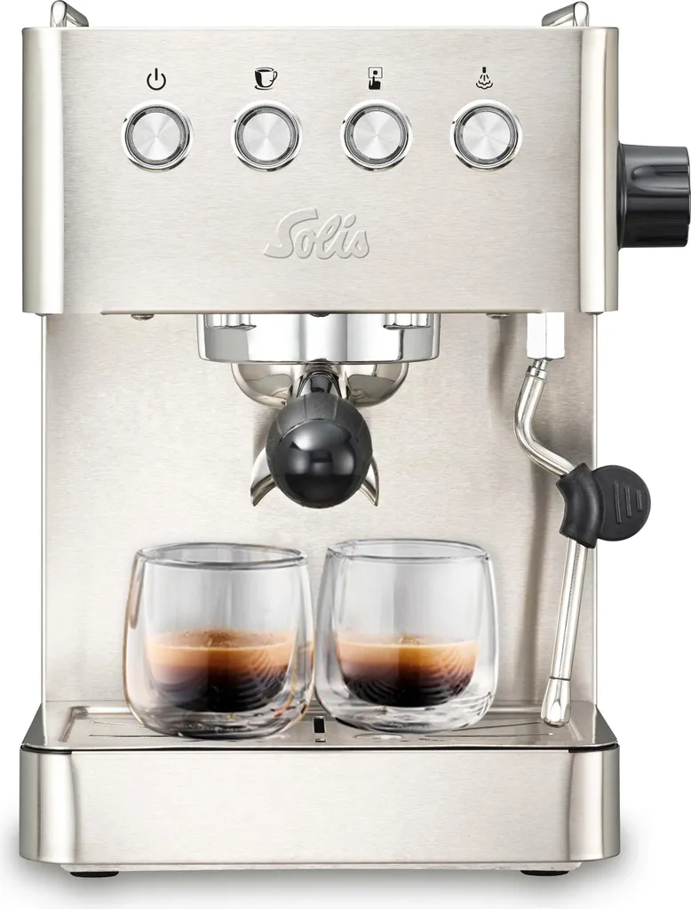 Solis Gran Gusto portafilter coffee machine, 58 mm portafilter, 15 bar, water tank