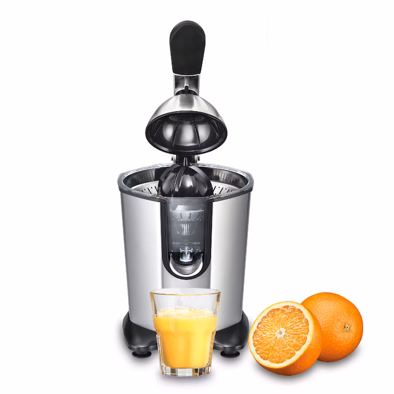 Solis citrus press, juicer, 160 W, stainless steel, anti-drip function