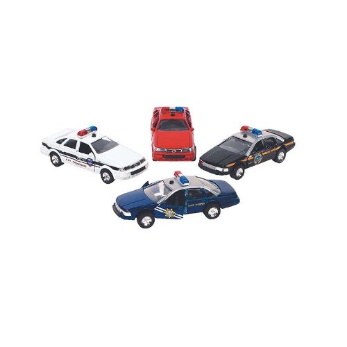 Goki Sonic State Rescue Police Car With Siren And Light
