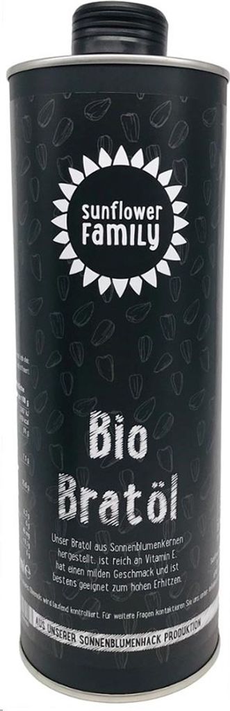 SunflowerFamily Sunflower frying oil 1L 1000 ml