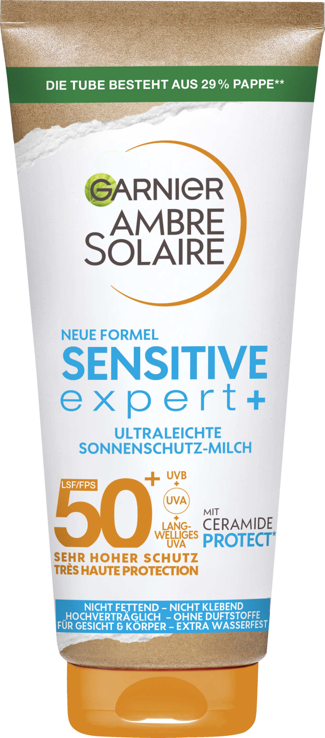 Garnier  Ambre Solaire Sunscreen Ultralight Sensitive Expert SPF 50+