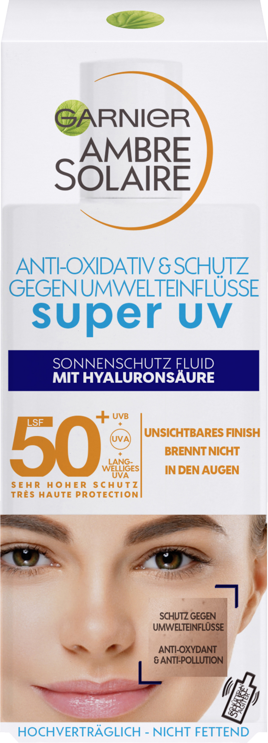 Garnier  Ambre Solaire Sun fluid face super UV sensitive SPF 50+