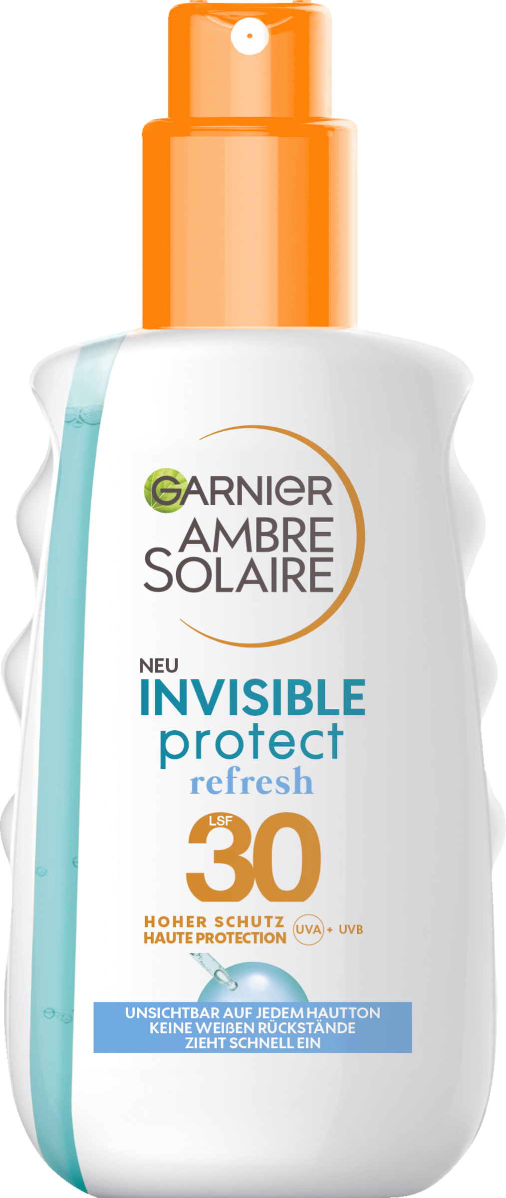 Garnier  Ambre Solaire Sun protection spray Invisible Protect Refresh SPF 30