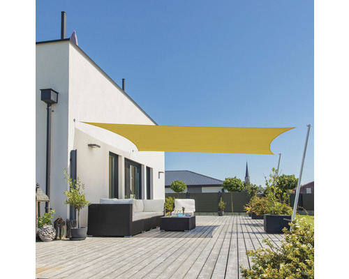 Windhager Sun sail Cannes rectangle 4x5m yellow