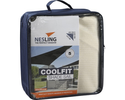NESLING Awning triangle Coolfit offwhite 400x400x570 cm