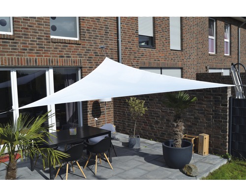 Floracord Awning triangle cream white 500x500x500 cm