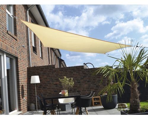 Floracord Awning rectangle ivory with rain cover 250x300 cm