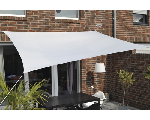 Floracord Awning rectangle gray with rain cover 250x300 cm
