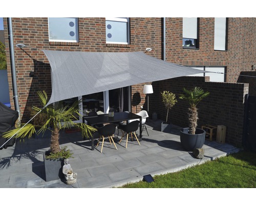 Floracord Awning rectangle silver gray 250x300 cm