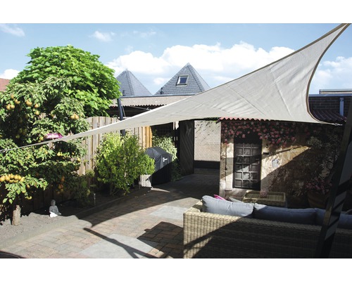 NESLING Awning square Coolfit gray 500x500 cm