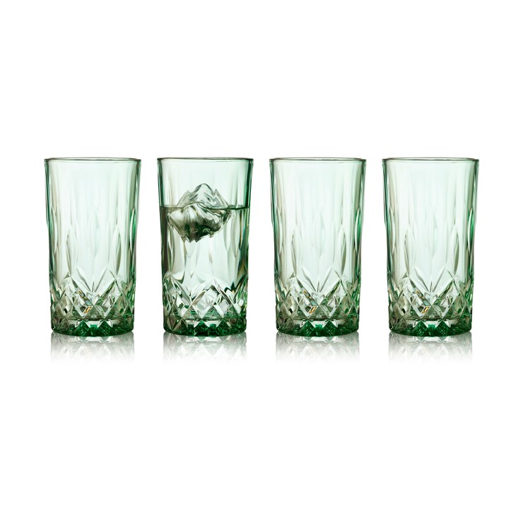 Lyngby Glas Sorrento highball glass 38 cl pack of 4
