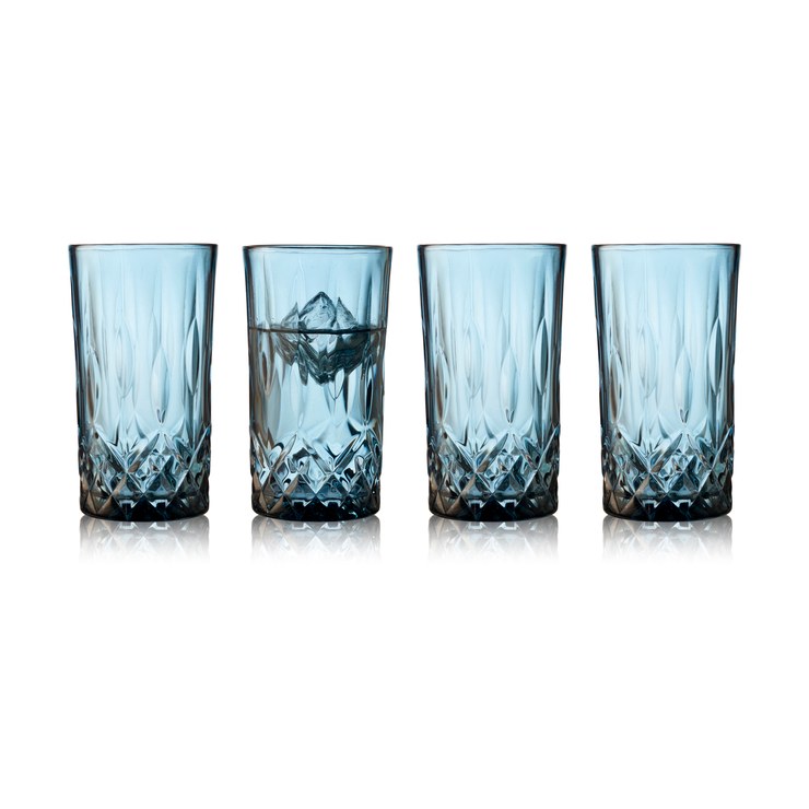 Lyngby Glas Sorrento highball glass 38 cl pack of 4