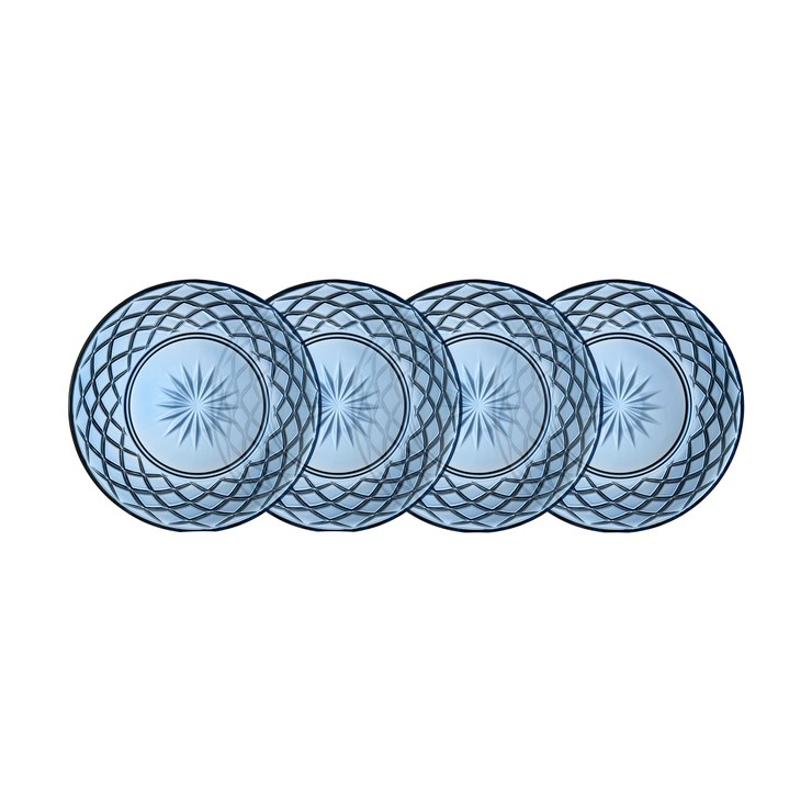 Lyngby Glas Sorrento plates Ø21 cm pack of 4
