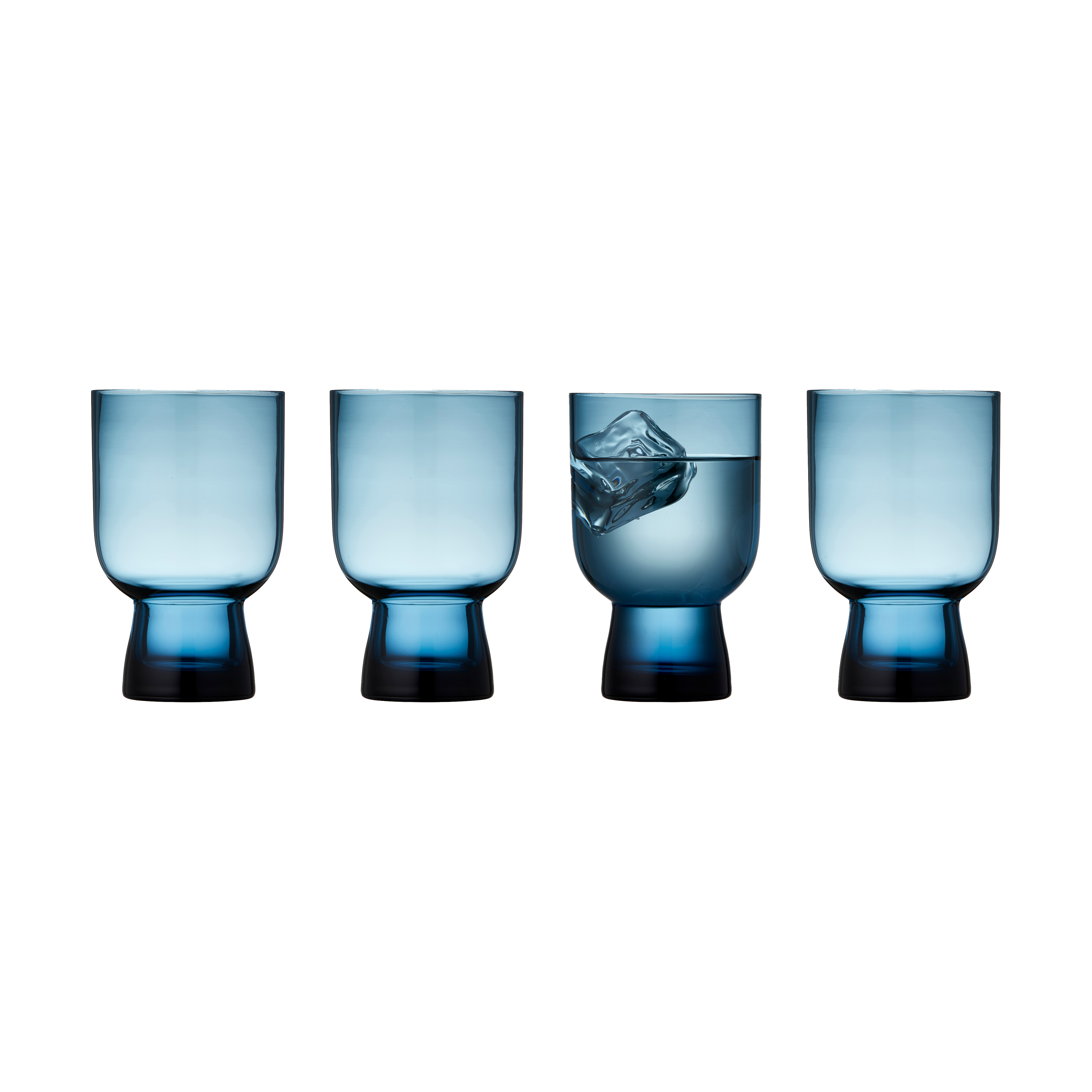 Lyngby Glas Sorrento water glass 30 cl 4-pack, Blue
