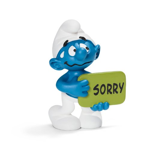 Schleich Sorry Smurf A