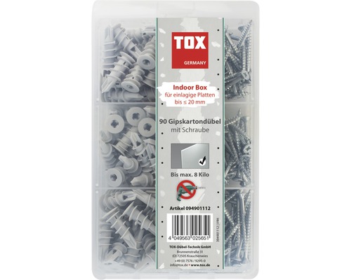 Tox Dübel Assortment box Tox Indoor plasterboard dowels 180 pieces 094901112