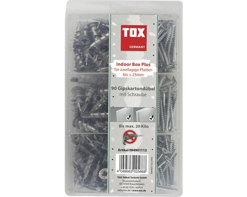 Tox Dübel Assortment box Tox Indoor Plus plasterboard dowels 180 pieces 094901113