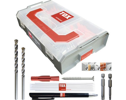 Tox Dübel Assortment box Tox L-Boxx Mini Multi 206 pieces