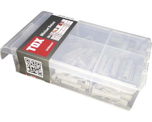 Tox Dübel Assortment box Tox Miniset Concrete, 245 pieces