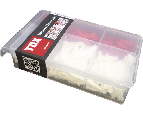 Tox Dübel Assortment box Tox Miniset Clever Mix, 215 pieces