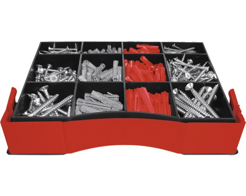 Tox Dübel Assortment case Tox Multi fitter (dowels and screws), 336 parts