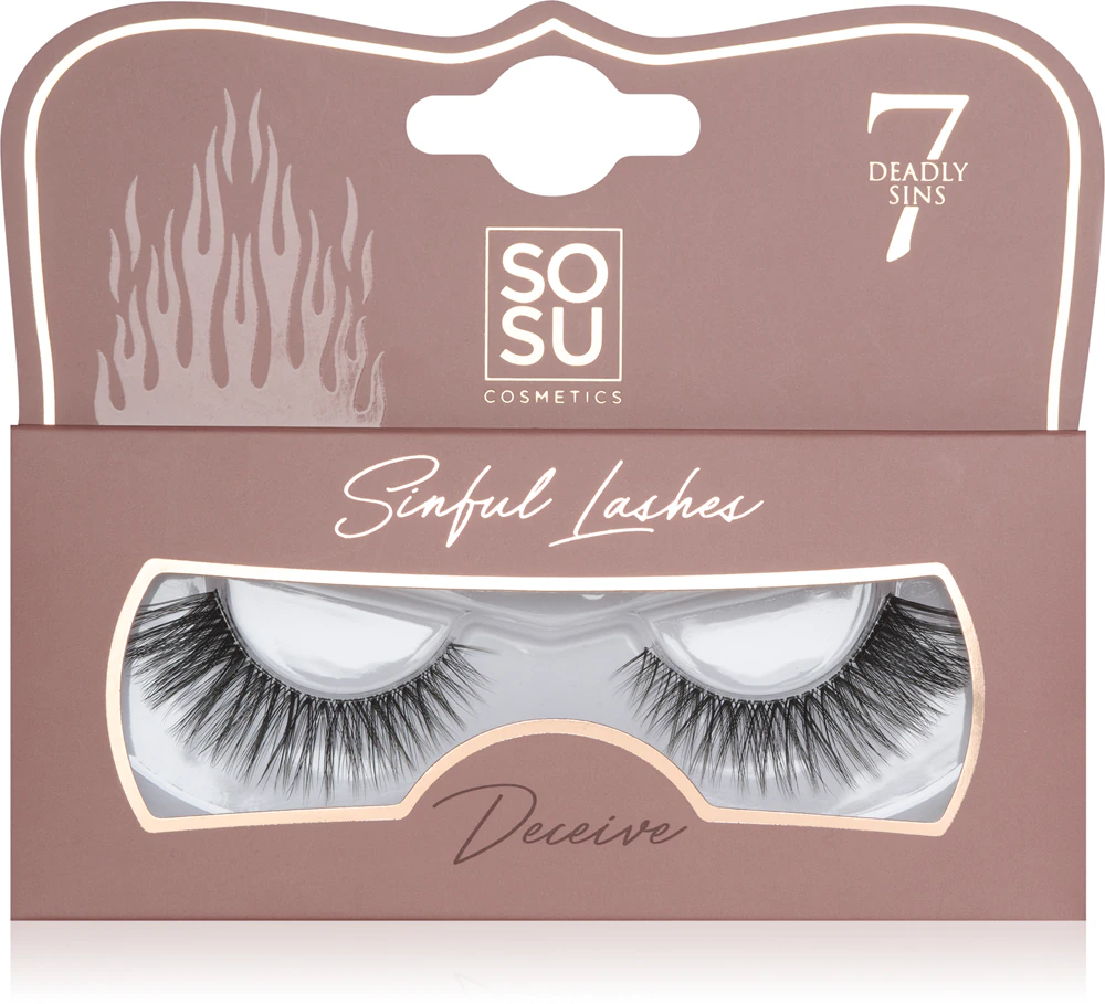 SOSU Cosmetics 7 Deadly Sins Lashes artificial eyelashes