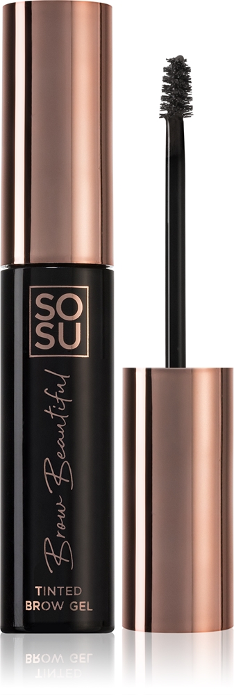 SOSU Cosmetics Brow Beautiful eyebrow gel Farbton 04 Dark Ebony 5 ml