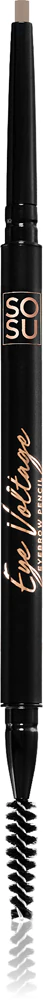 SOSU Cosmetics Eye Voltage precision eyebrow pencil with 2 in 1 brush Farbton Fair 0,1 g