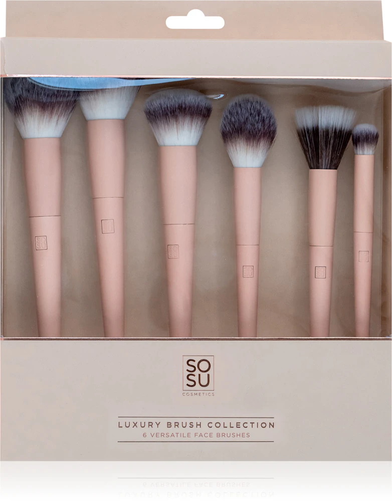 SOSU Cosmetics Luxury Brush Face Collection brush set for the face