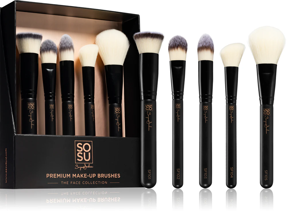 SOSU Cosmetics Premium Brushes The Face Collection brush set for a perfect look