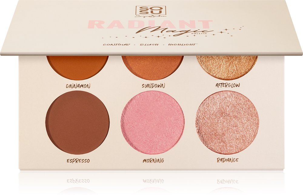 SOSU Cosmetics Radiant Magic Palette for the face