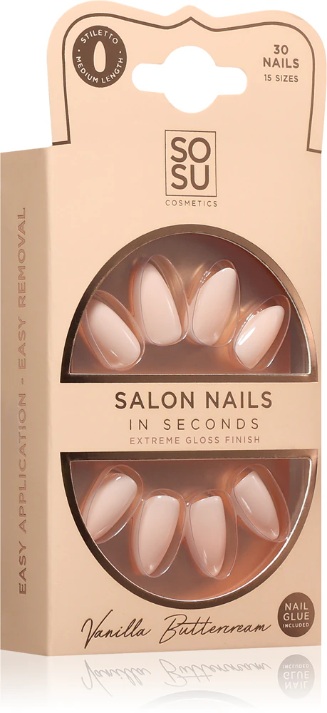 SOSU Cosmetics Salon Nails artificial fingernails