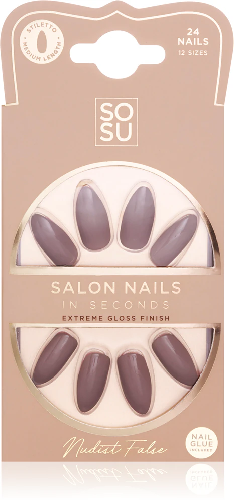 SOSU Cosmetics Salon Nails artificial fingernails