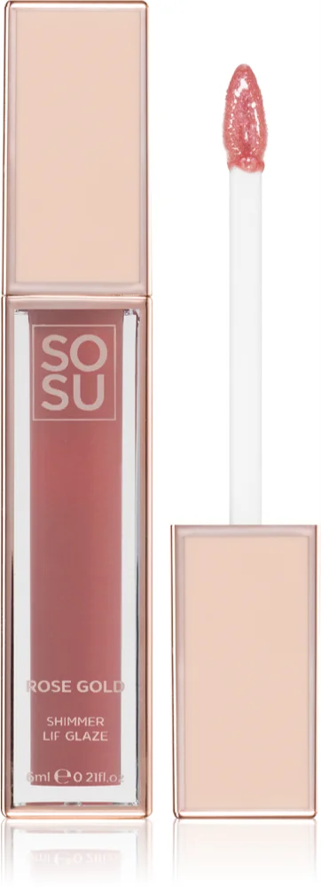 SOSU Cosmetics Satin Lip Glaze Hydrating Lip Gloss Farbton Sorbet 6 ml