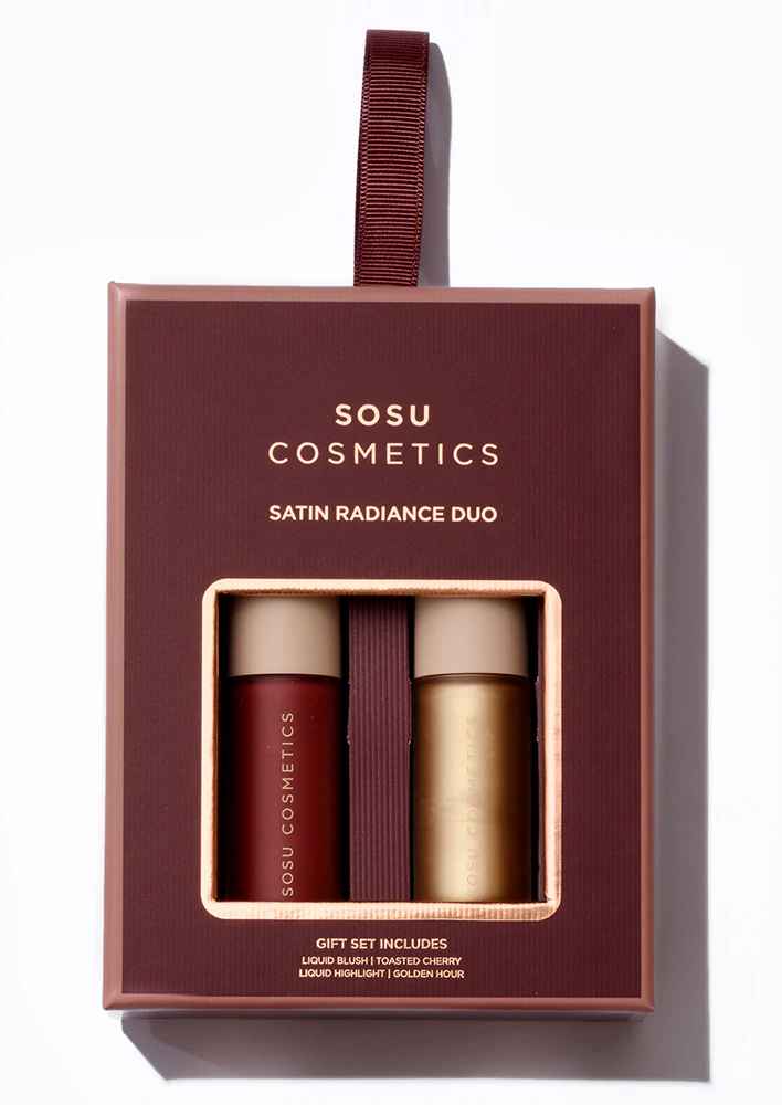 SOSU Cosmetics Satin Radiance Duo Gift Set for Women