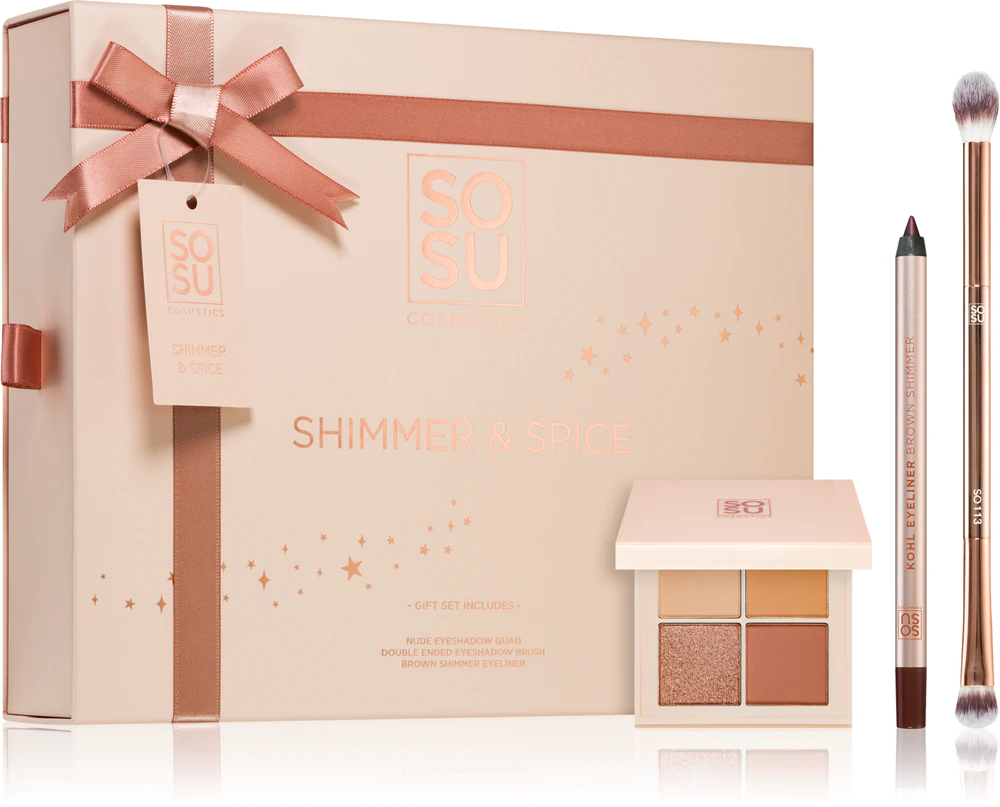 SOSU Cosmetics Shimmer & Spice Gift Set (for eyes)