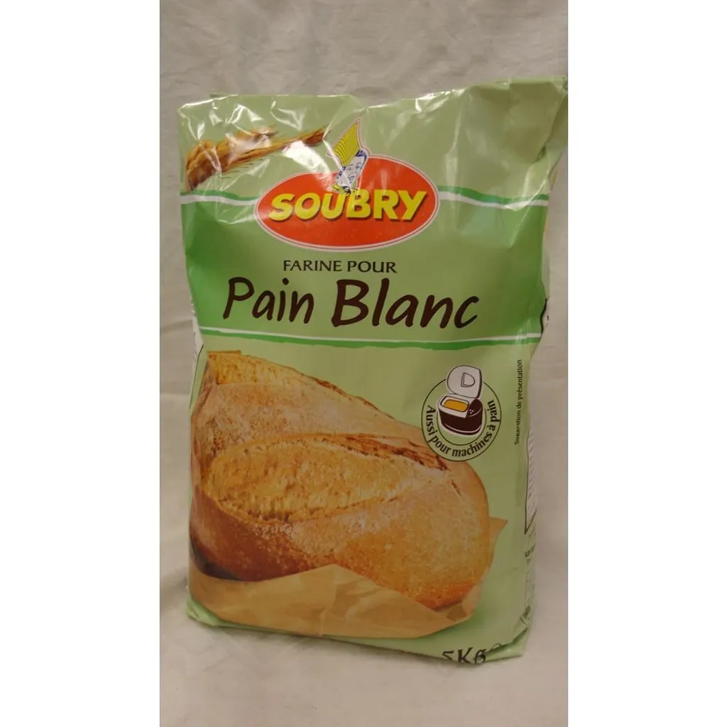 Soubry White Bread Flour 5000g Packung (Weißbrotmehl)