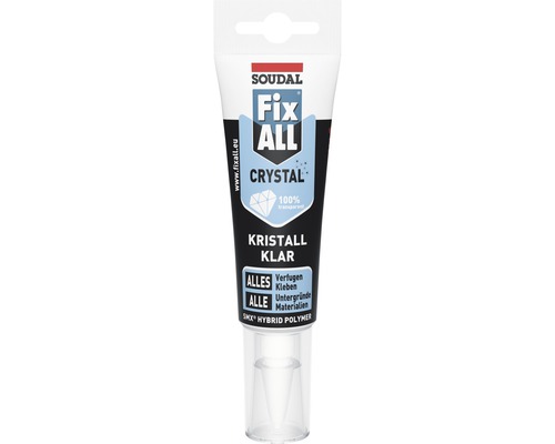 Soudal Fix ALL Crystal assembly adhesive transparent 125 g