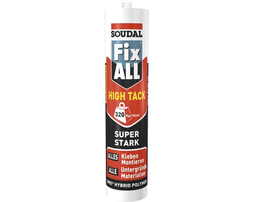 Soudal Fix ALL High Tack assembly adhesive white 420 g