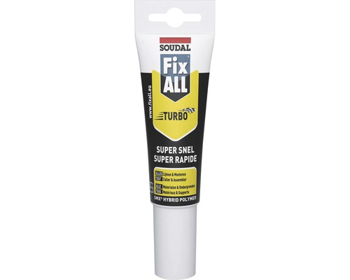 Soudal Fix ALL Turbo Mounting Adhesive White 185 g