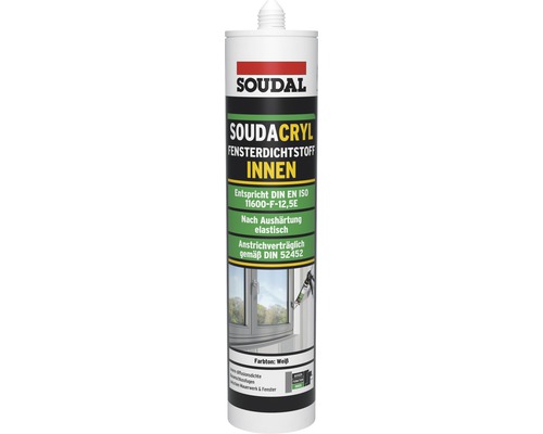 Soudal Soudacryl window sealant inside white 300 ml
